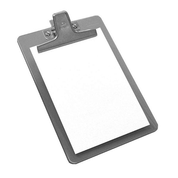 PRANCHETA A5 ACRIMET POP TRANSP CLIP MET - FUME