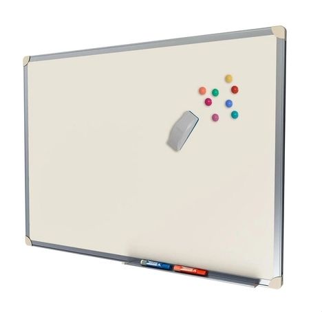 QUADRO MAGNETICO 90X60 - MOLD. DE ALUMINIO - STALO