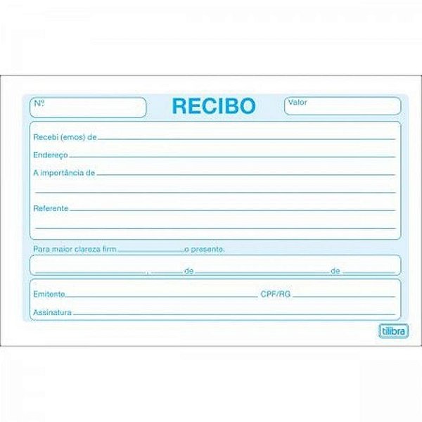 RECIBO COMERCIAL COM CANHOTO - 50FLS