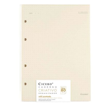 REFIL CICERO CADERNO CRIATIVO POLEN PONTILHADO 17X24