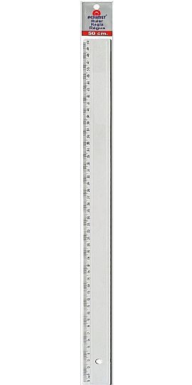 REGUA ACRILICA 50CM ACRIMET TRANSPARENTE 5150