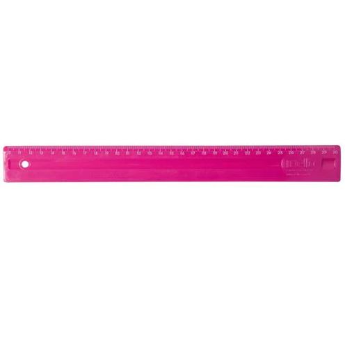 REGUA PLASTICA 30CM ROSA - DELLO