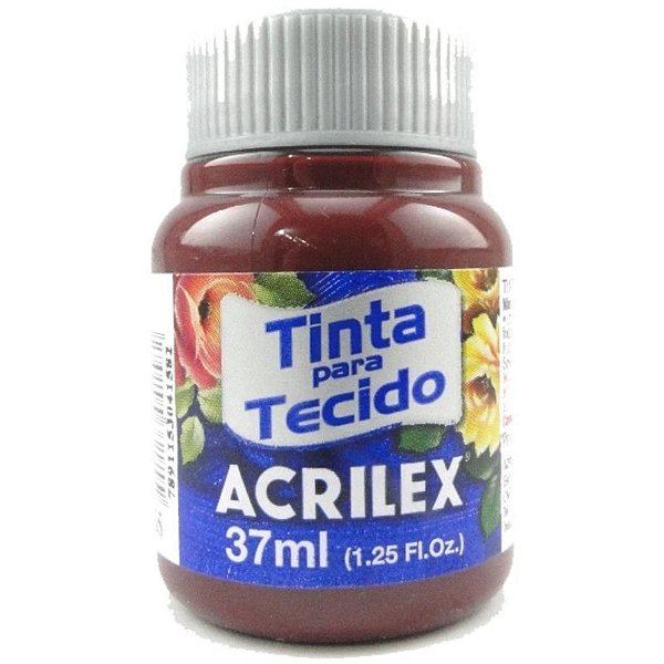 TINTA TECIDO FOSCA ACRILEX 37ML - VINHO 565