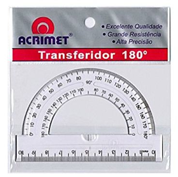 TRANSFERIDOR 180º ACRILICO ACRIMET 5510