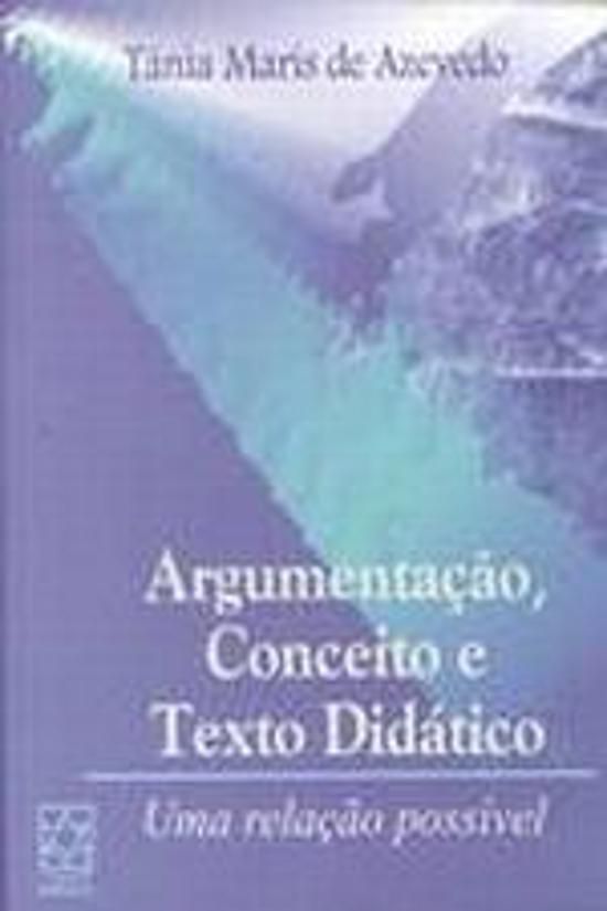 ARGUMENTACAO, CONCEITO E TEXTO DIDATICO