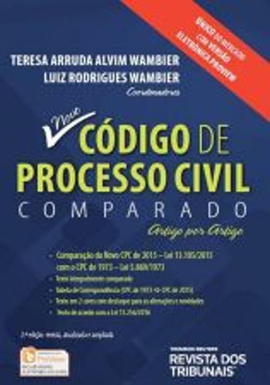 CODIGO DE PROCESSO CIVIL COMPARADO ARTIGO POR ARTI