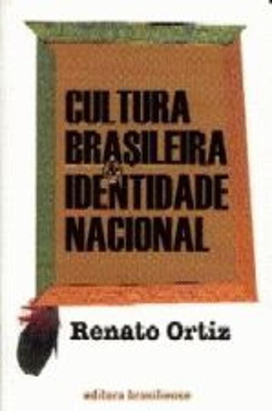 CULTURA BRASILEIRA E IDENTIDADE NACIONAL