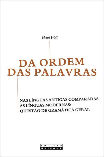 DA ORDEM DAS PALAVRAS