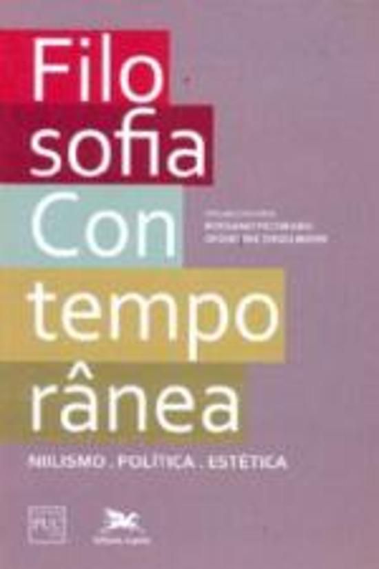 FILOSOFIA CONTEMPORANEA - NIILISMO, POLITICA, ESTE