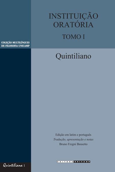 INSTITUIÇÃO ORATÓRIA TOMO I