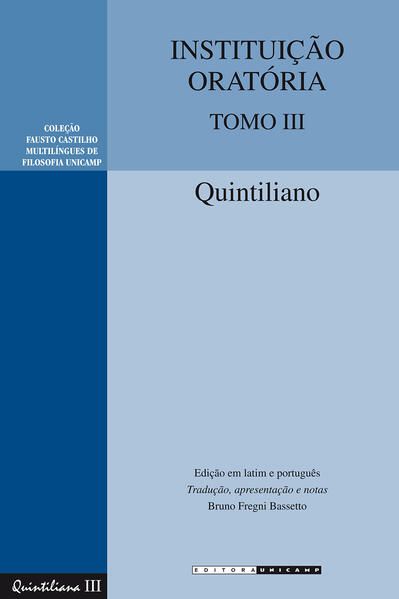 INSTITUIÇÃO ORATÓRIA TOMO III
