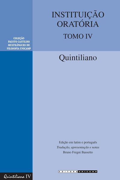 INSTITUIÇÃO ORATÓRIA TOMO IV