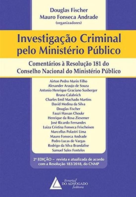 INVESTIGACAO CRIMINAL PELO MINISTERIO PUBLICO - CO