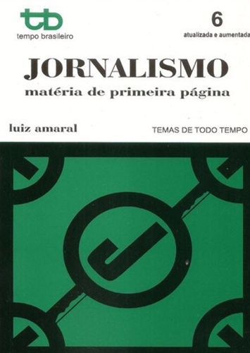 JORNALISMO - MATERIA DE PRIMEIRA PAGINA