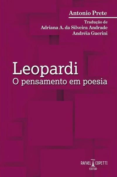 LEOPARDI - O PENSAMENTO EM POESIA