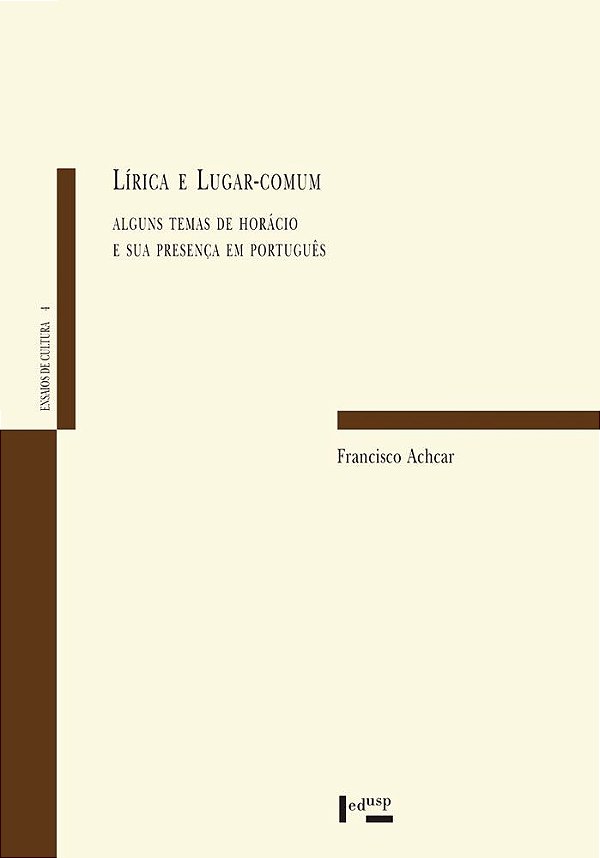 LÍRICA E LUGAR-COMUM - VOL. 1