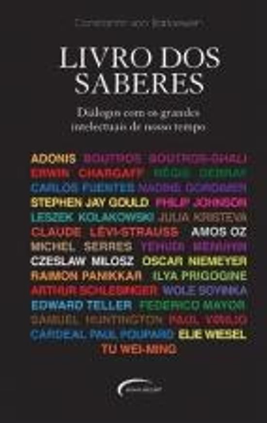 LIVRO DOS SABERES - DIALOGOS COM GRANDES INTELECTU