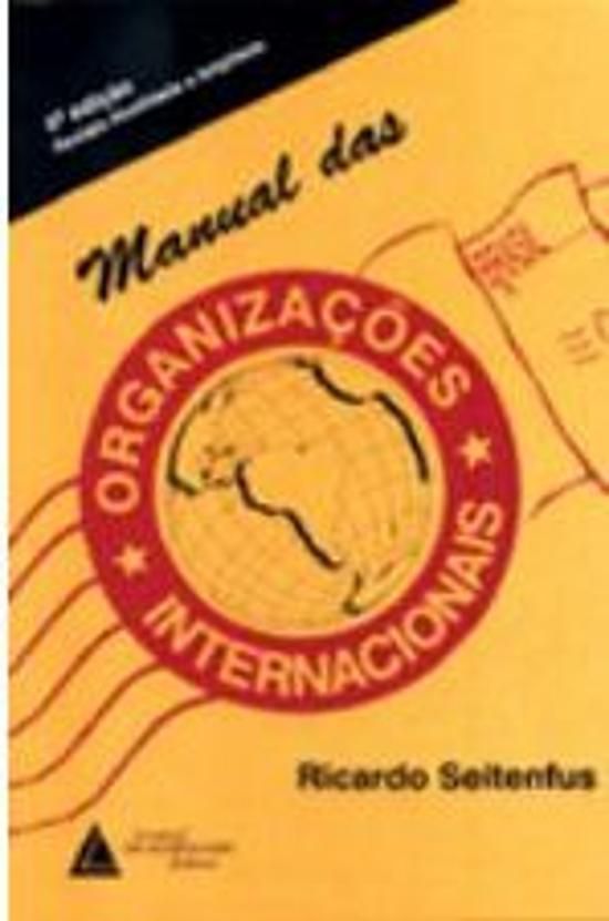 MANUAL DAS ORGANIZACOES INTERNACIONAIS