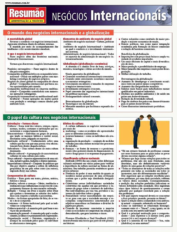 NEGÓCIOS INTERNACIONAIS