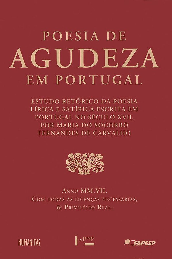 POESIA DE AGUDEZA EM PORTUGAL - VOL. 1