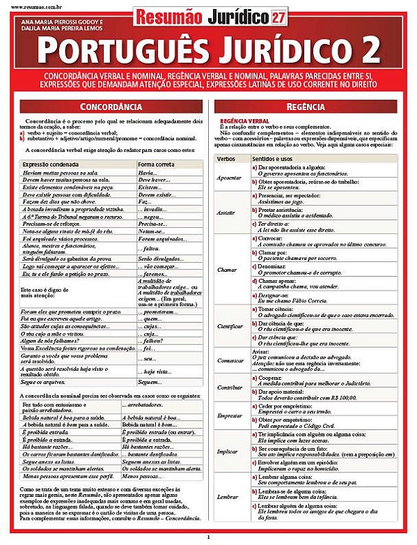 PORTUGUÊS JURÍDICO 2