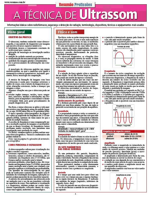 A TÉCNICA DE ULTRASSOM