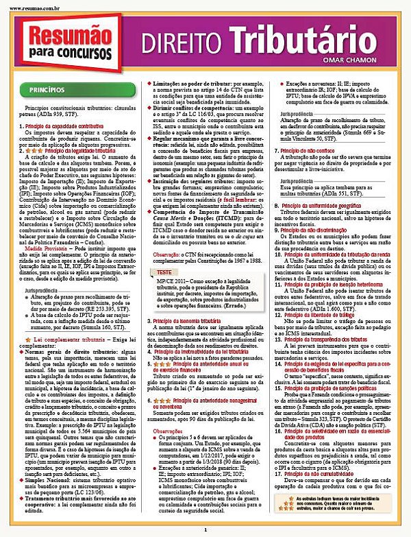 DIREITO TRIBUTÁRIO
