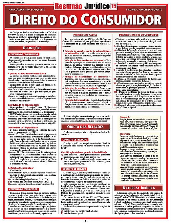 DIREITO DO CONSUMIDOR