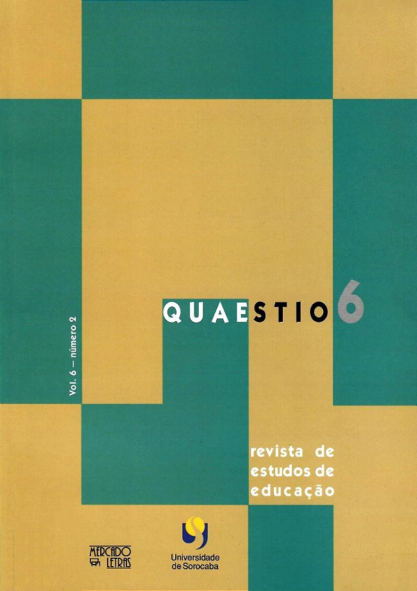 QUAESTIO: VOLUME 6 - NÚMERO 2