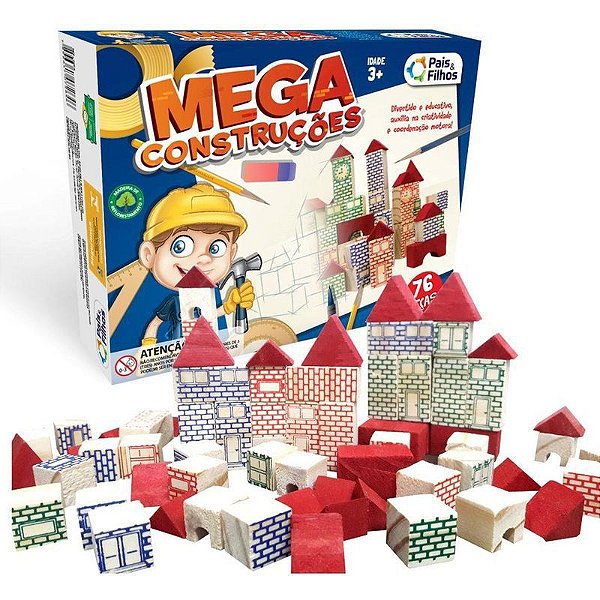 PAIS & FILHOS MEGA CONSTRUCOES EM MAD.76PCS R:7395