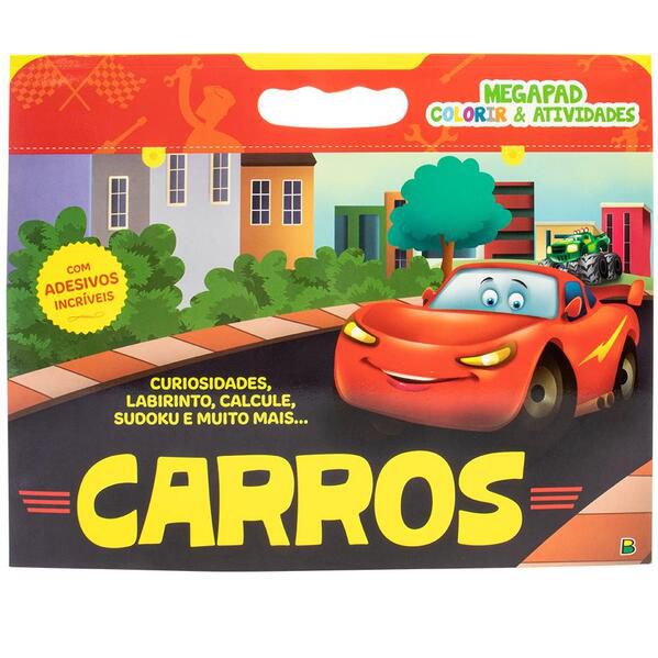 MEGAPAD - COLORIR & ATIVIDADES: CARROS