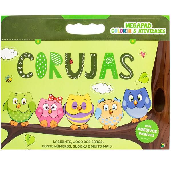 MEGAPAD - COLORIR & ATIVIDADES: CORUJAS