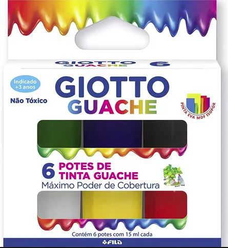 GUACHE GIOTTO 15ML 06 CORES