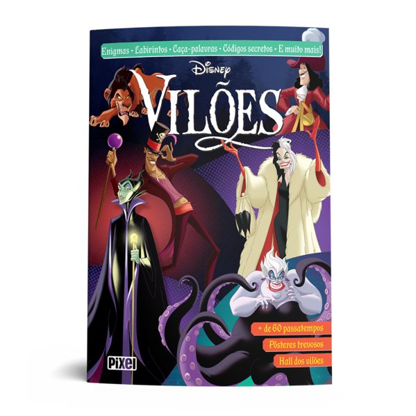 LIVRÃO VILÕES DA DISNEY