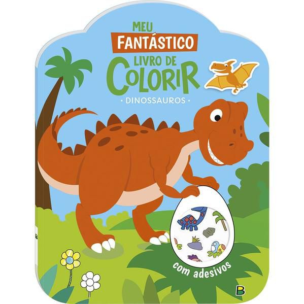 MEU FANTÁSTICO LIVRO DE COLORIR: DINOSSAUROS