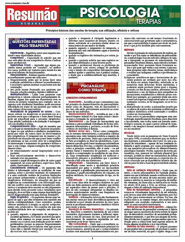 PSICOLOGIA TERAPIAS
