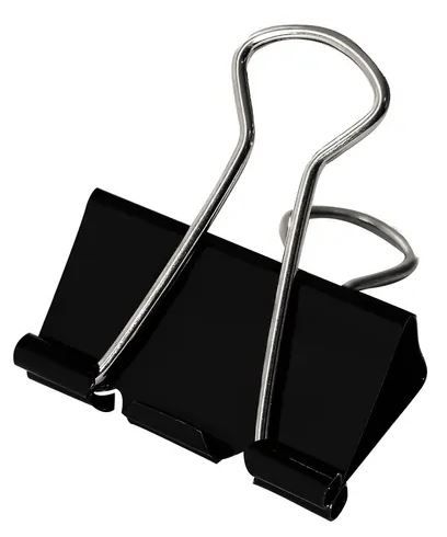 BINDER CLIPS 25MM PRETO - CIS