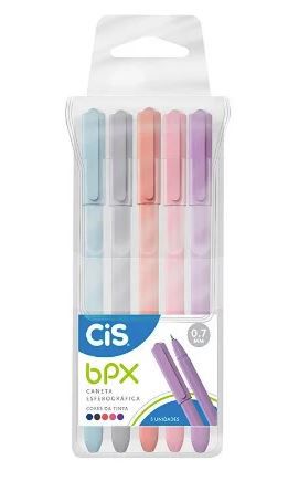 ESTOJO CANETA CIS BPX 0.7 TONS PASTEIS C/5