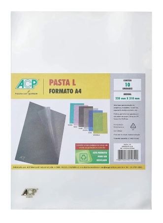 PASTA L A4 ACP - CRISTAL REF.1134