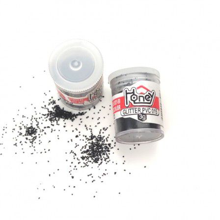 GLITTER HONEY PRETO 3G CORES - UNIDADE DE POTE