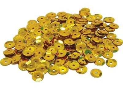 LANTEJOULA REAL METALIZADA OURO 2G - UNIDADE