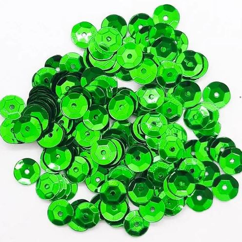 LANTEJOULA REAL METALIZADA VERDE 2G - UNIDADE