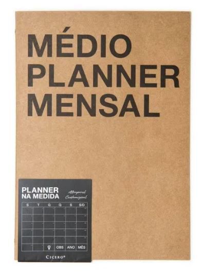 PLANNER MENSAL MEDIO CICERO PERMANENTE  - KRAFT