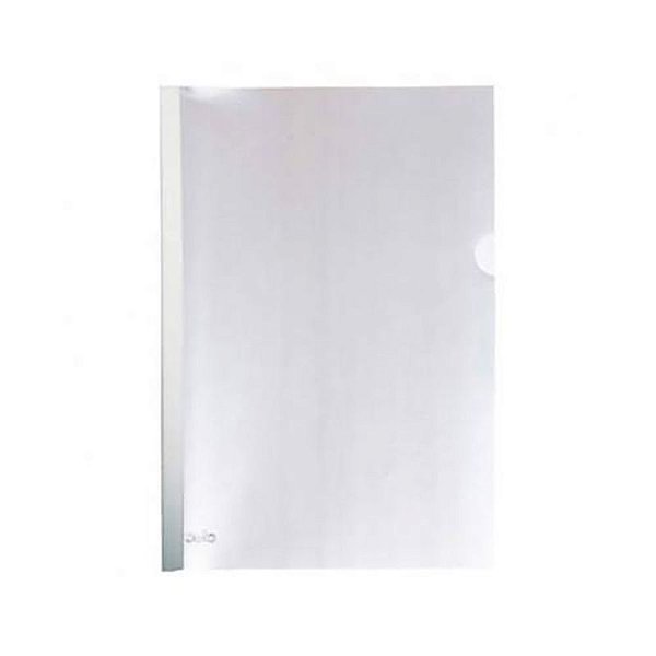 PASTA CANALETA A4 DELLOPLAST - CRISTAL