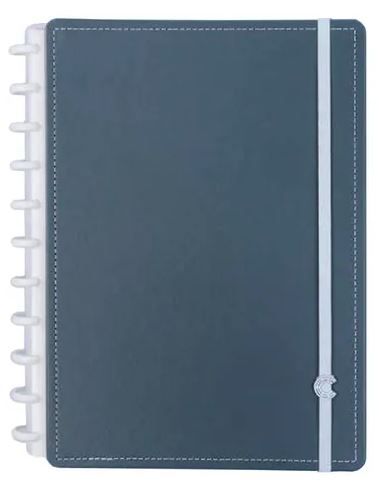 CADERNO INTELIGENTE GRANDE COOL GREY - REF: CIGD4005
