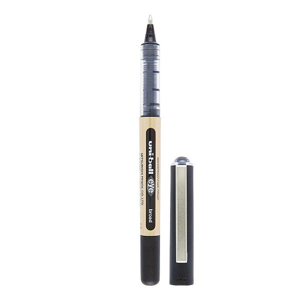 CANETA UNIBALL EYE BROAD 1.0 - PRETA