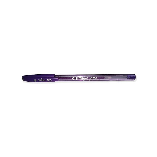 CANETA TRIGEL GLITTER 1.0 - ROXO ESCURO - CIS