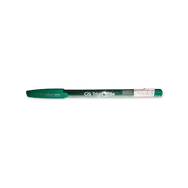 CANETA TRIGEL GLITTER 1.0 -  VERDE JADE - CIS