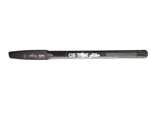 CANETA TRIGEL GLITTER 1.0 - CASTANHO - CIS