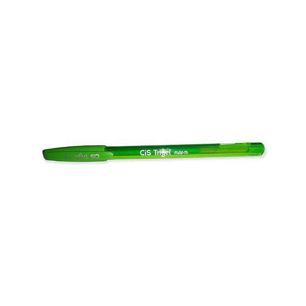 CANETA TRIGEL NEON 1.0 - VERDE  - CIS